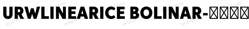 URWLINEARICE BOLINAR字体转换